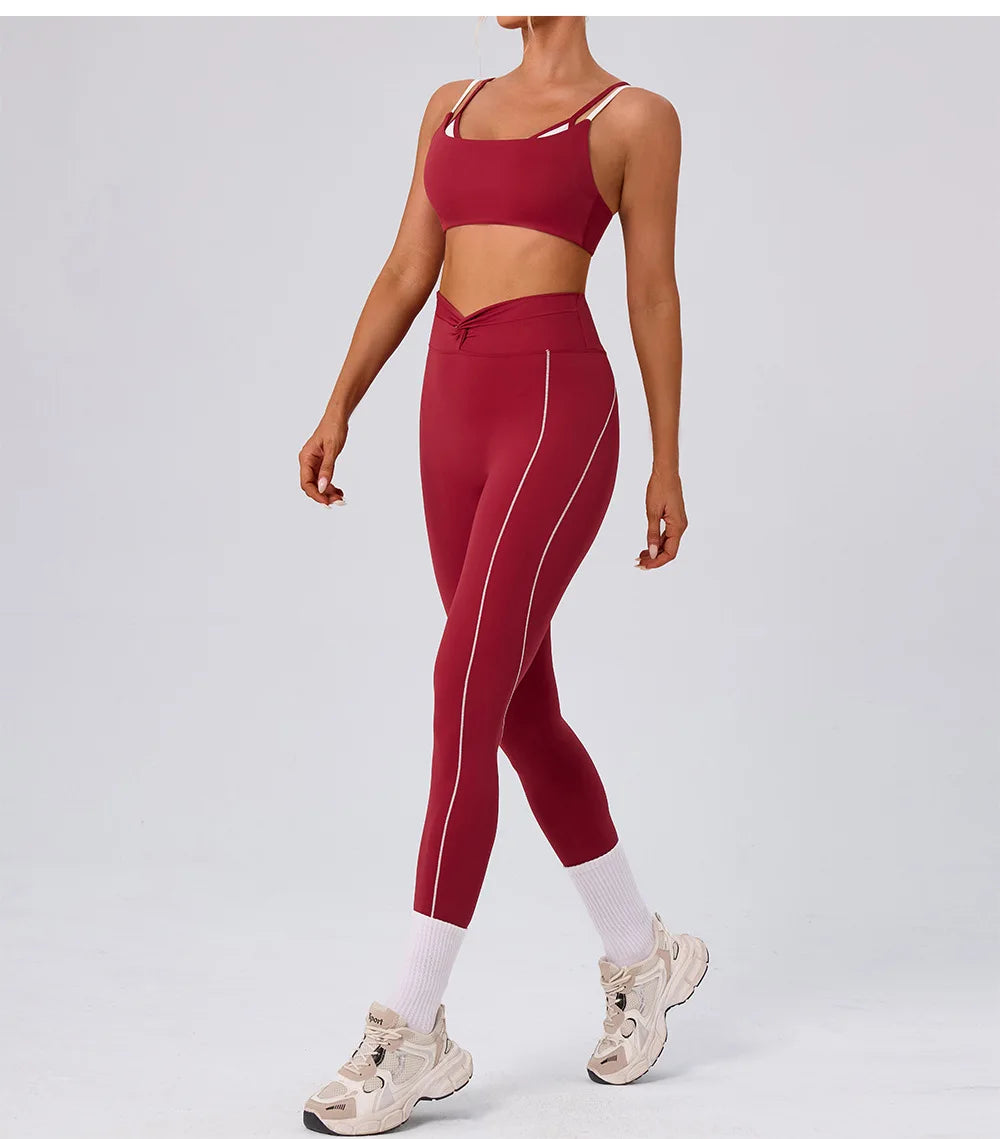 Yoga Bra Color Clashing Shockproof Sports Underwear Women Breathable Gym Fitness Top Female Yoga Workout Underwear Sports Top