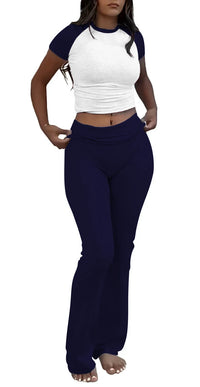 White Navy blue
