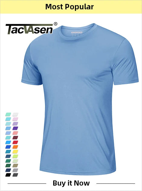 TACVASEN UPF 50+ TANK TOPS Quick Dry Sleeveless T-shirts Mens Summer Gym Fitness Running Tee Shirts Trainning tshirts Swimming