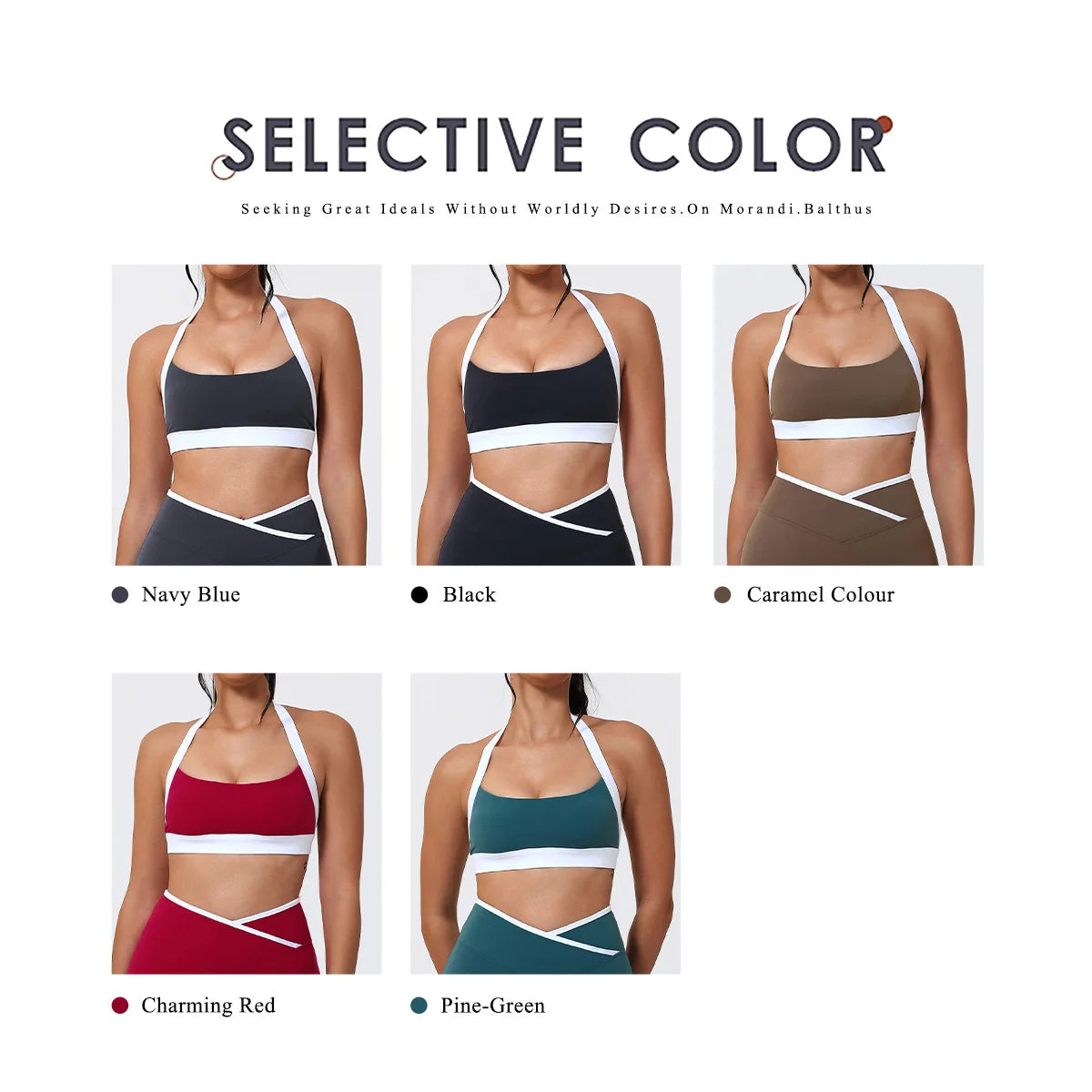 Ctenkevet Women's Color Clash Crop Top Quick-Dry Gym Bra Female Sleeveless Backless Sports Underwear for Outdoor Running CropTop