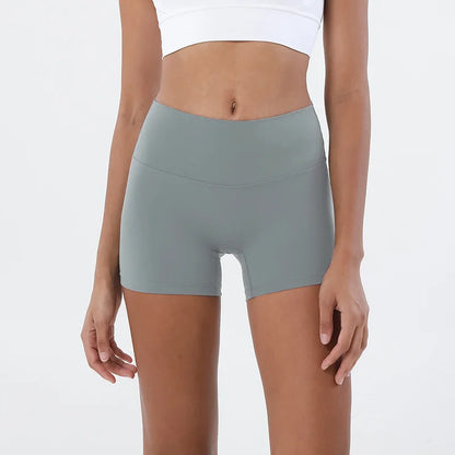 TRY TO BN Women High Waisted Gym Shorts Butt Lifting Breathable Biker Shorts Fitness Running Yoga Workout Cycling Sports Shorts