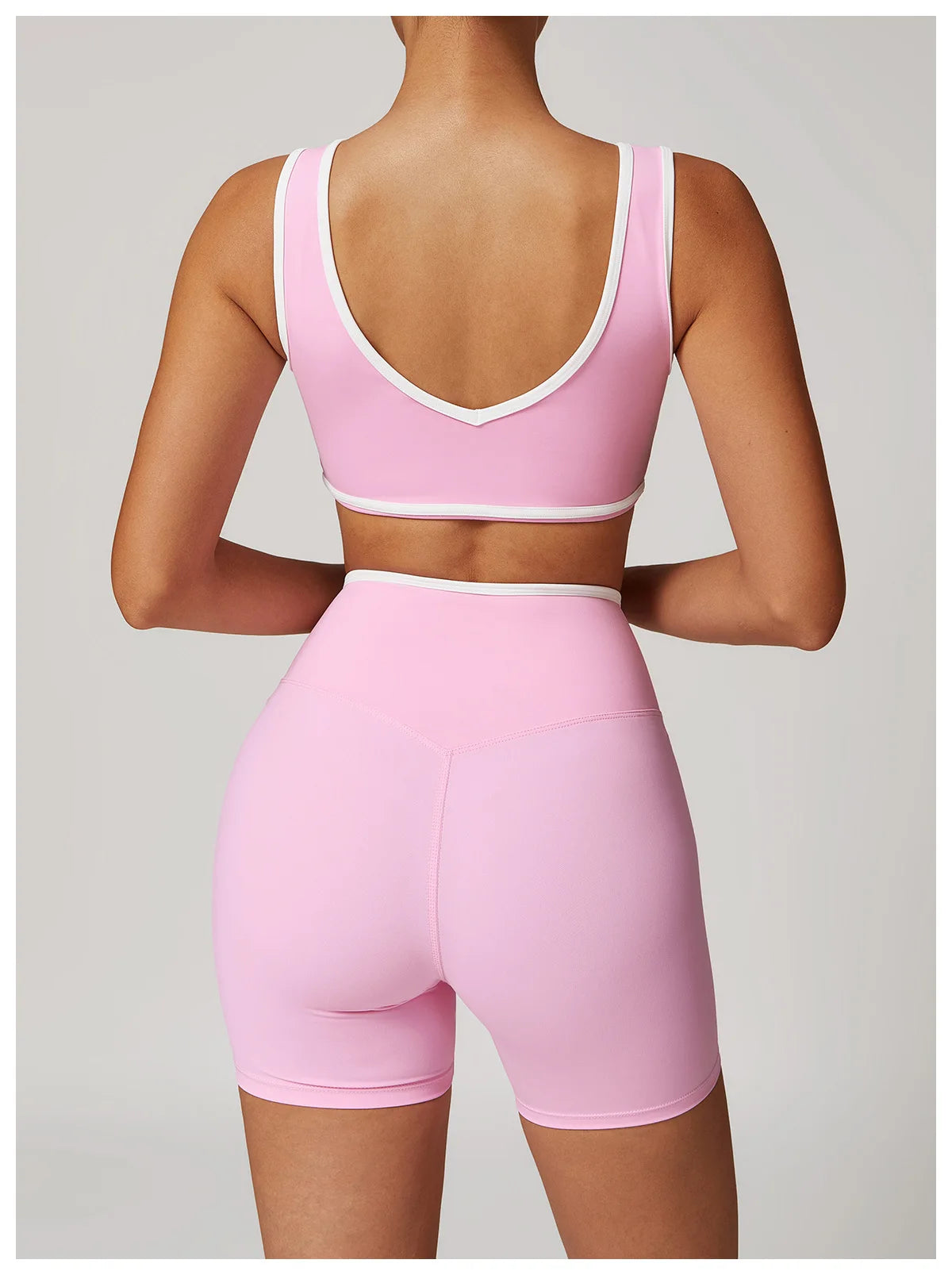 V-Neck Sports Bra Women Top Push Up Sport Underwear Yoga Vest Gym Crop Top Brassiere Fitness Top Workout Breathable Beauty Back