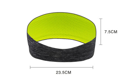 Custom Logo Sports Headband Double Breathable Anti-Perspirant Headband Yoga Running Fitness Elastic Perspirant Hood Kerchief