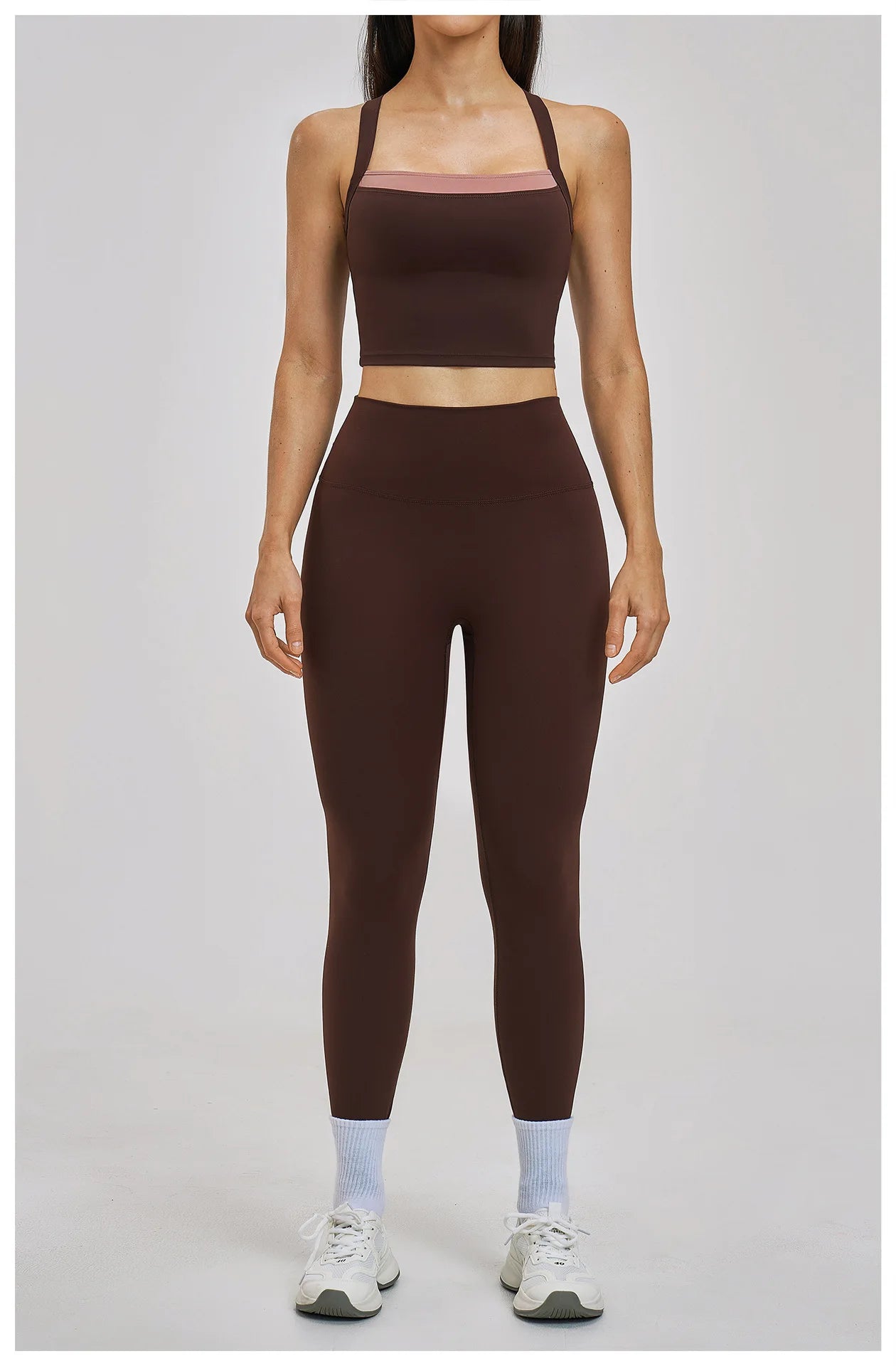 Women Gym Tracksuit Yoga Suit Sports Outfits High Waist Leggings Workout Clothes Female Fitness Running Suit Push Up Sportswear