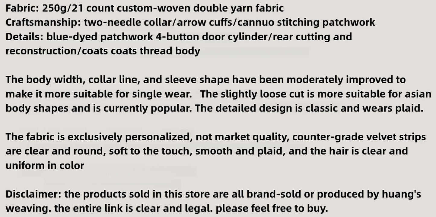 Men's American Retro T-shirt Heavyweight Loose Fit Short Sleeve Henry Collar Neutral Design Casual Loose Shirt