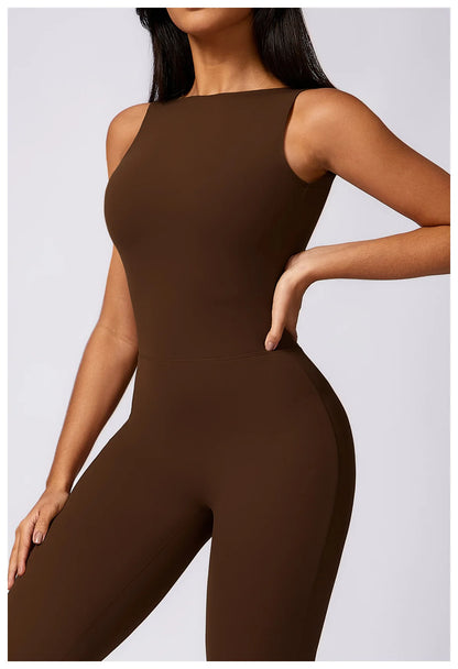 New Gym Women Training Yoga Set Sportswear Women One Piece Jumpsuit Fitness Rompers Female Workout Legging Bodysuits