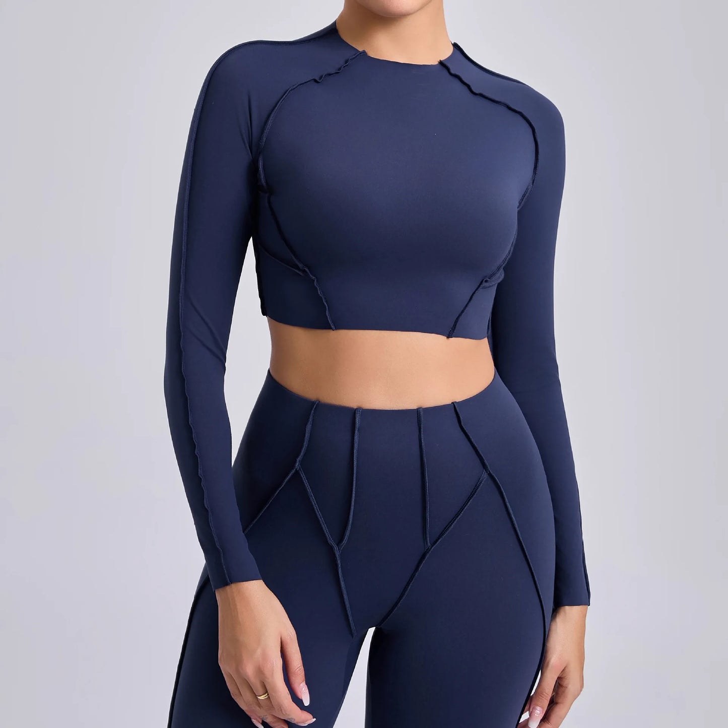Long Sleeve Gym Shirts Sport Top Fitness Yoga Clothes for Women Active Wear Sports Shirt Elastic Fitness Yoga Running Shirts