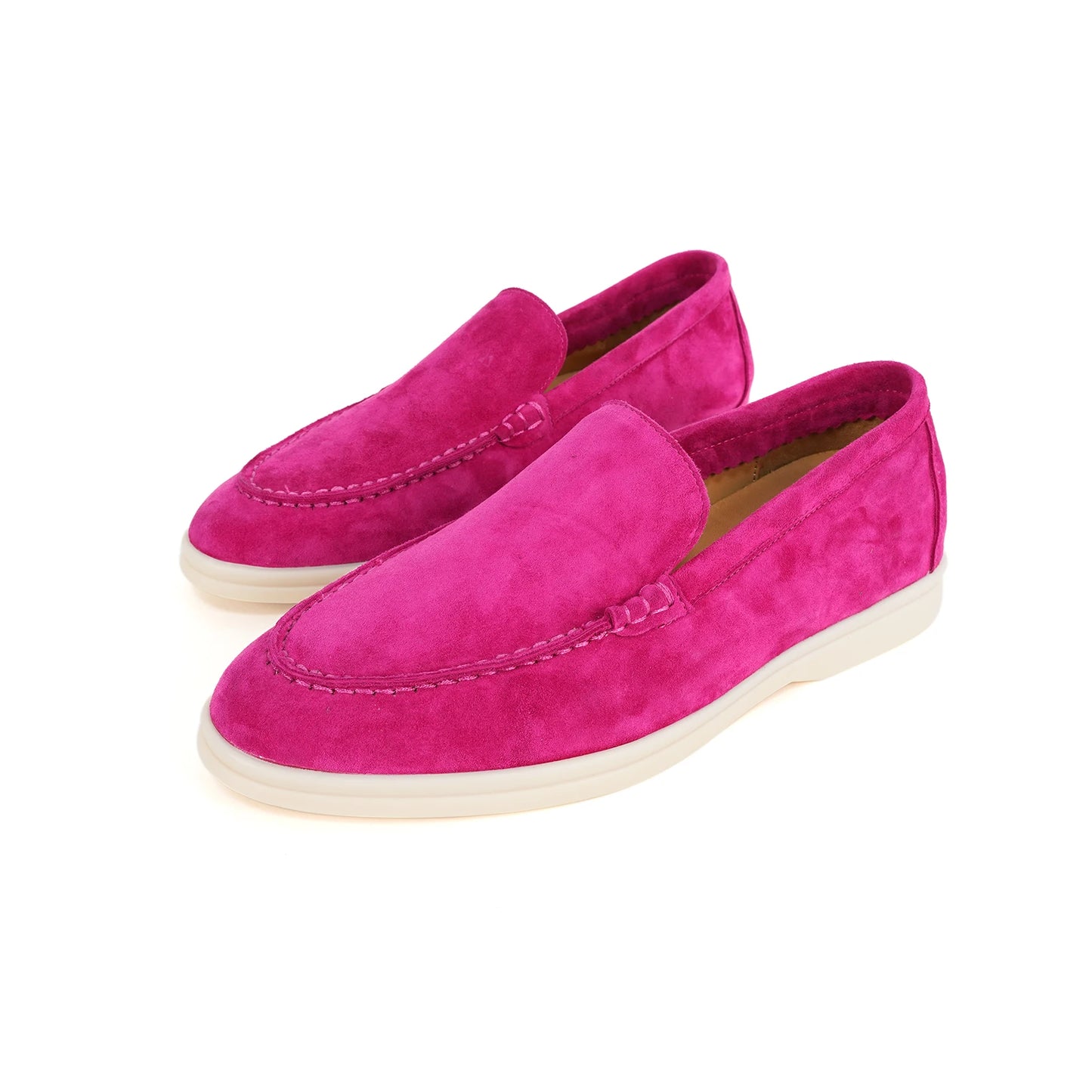 Luxury leather, designer women's loafers, women's flat walking shoes, women's comfortable casual shoes, summer shoes, casual 44