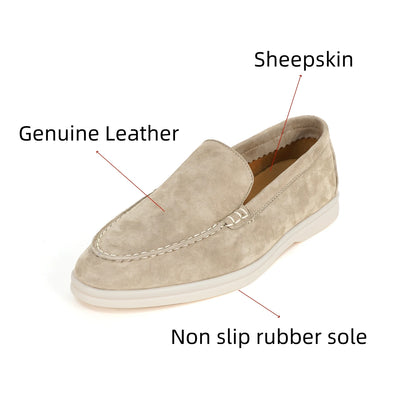 Luxury leather, designer women's loafers, women's flat walking shoes, women's comfortable casual shoes, summer shoes, casual 44
