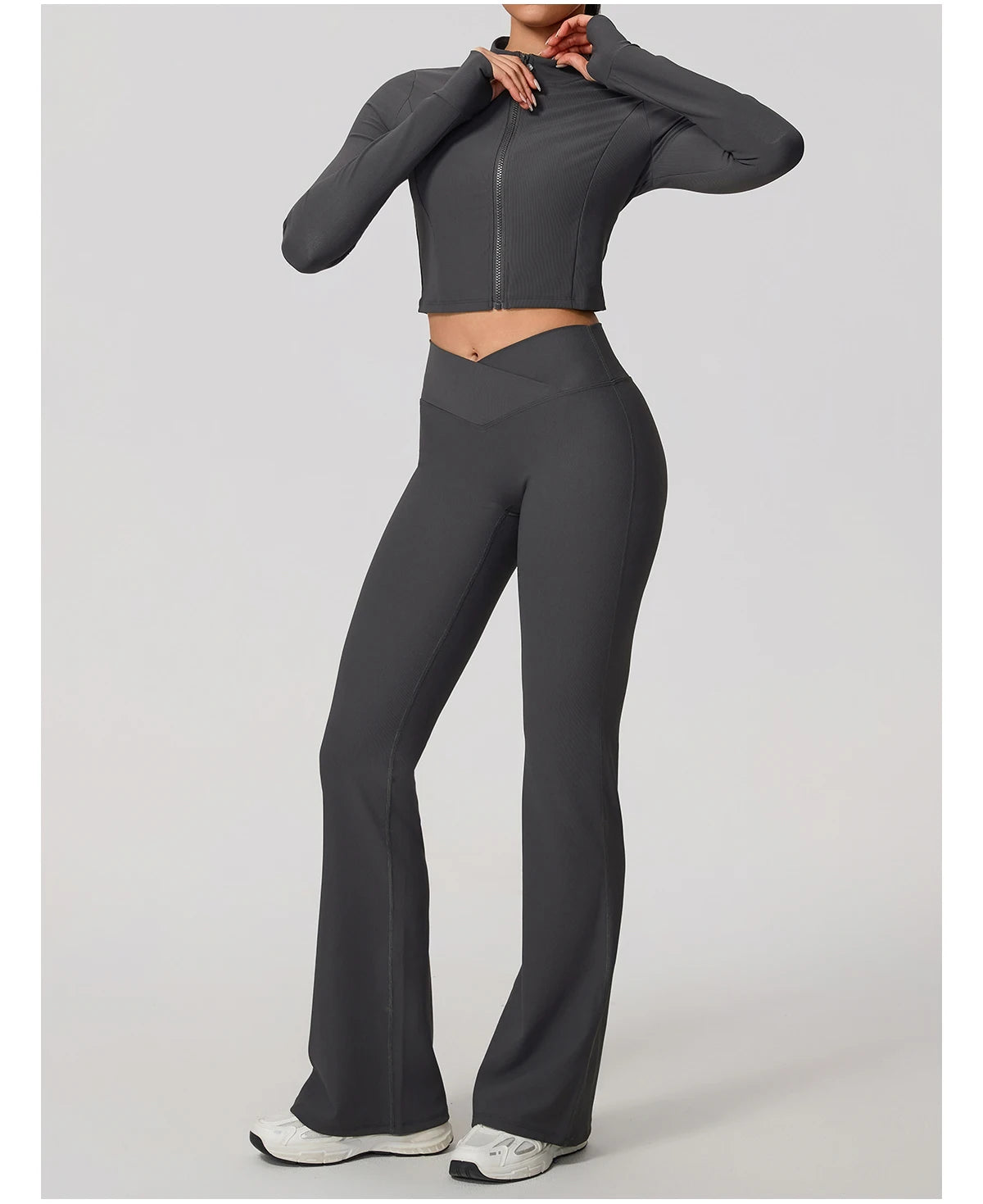 Summer Women Gym Zipper Long Sleeve Jacket Outdoors Workout Yoga Top Female Slim tight Clothes Women Quick-Dry Sportswear