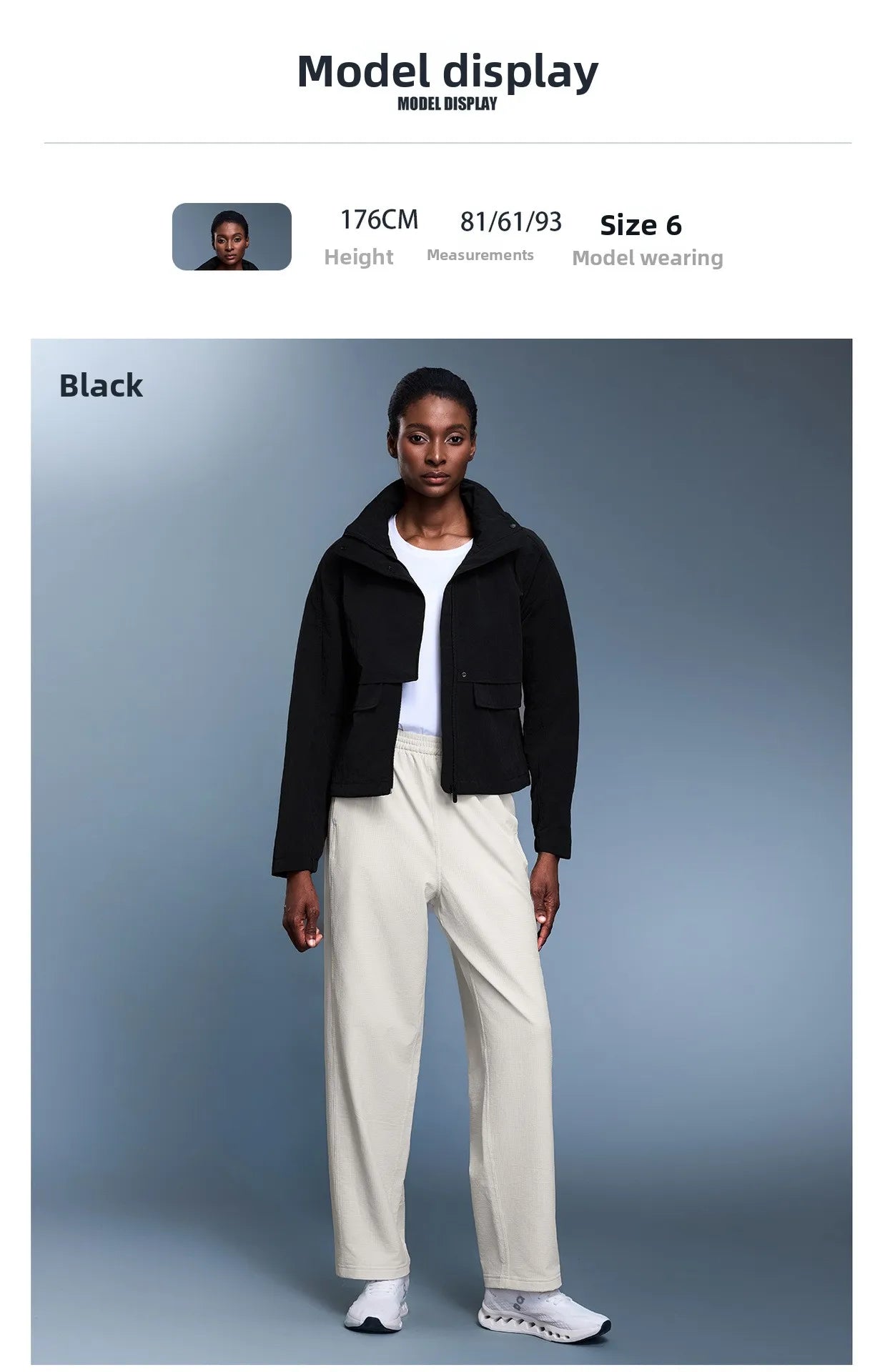 Custom LOGO women's autumn light and breathable waterproof trench coat stand-up collar hooded casual short pocket sports jacket