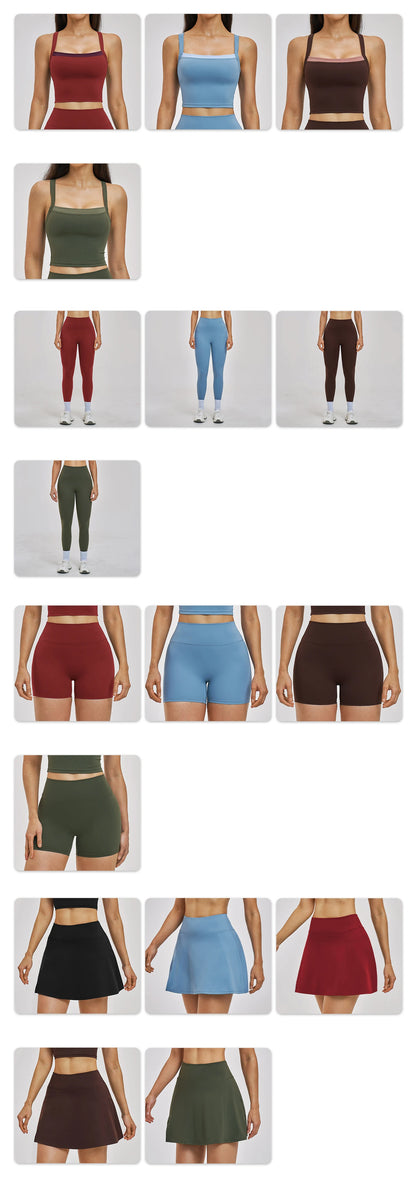 Women Gym Tracksuit Yoga Suit Sports Outfits High Waist Leggings Workout Clothes Female Fitness Running Suit Push Up Sportswear