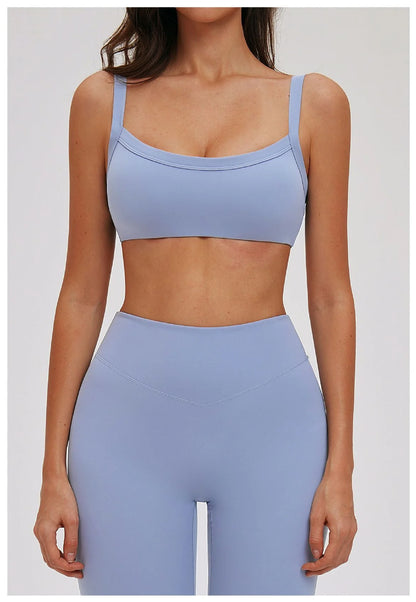 Yoga Bra Backless Sports Underwear Gym Tank Top Women's Push-Up Workout Bra Fitness Yoga Vest Female Gym Shockproof Sportswear