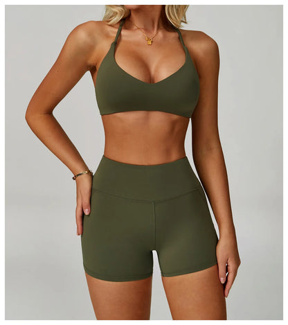 Women Cross Back Sports Underwear Breathable Yoga Bra Shockproof Fitness Top Gym Workout Underwear Female Sports Yoga Crop Top