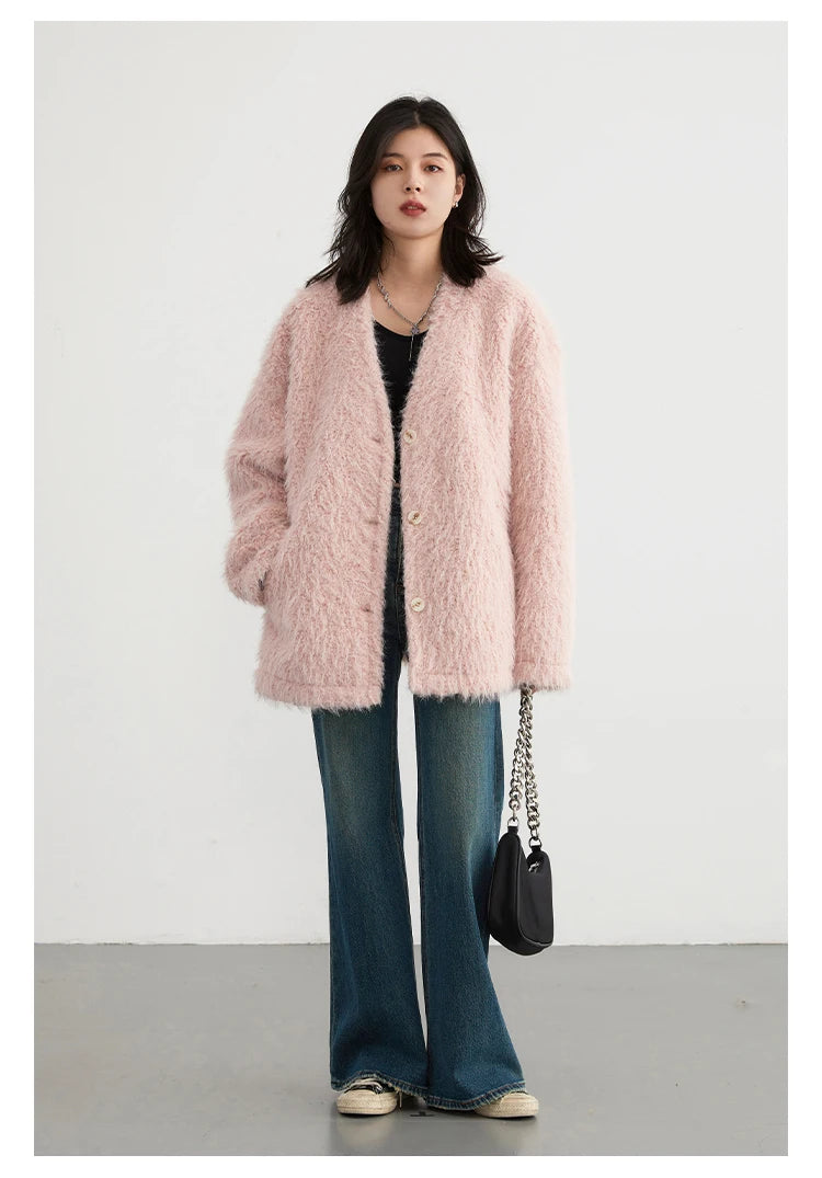CHIC VEN Women Jeans New High Waist Flare Denim Pants Micro Elastic Woman Trousers Horseshoe Pant Female Autumn Winter 2023