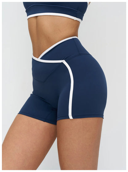 Yoga Shorts Women Sports Biker Shorts High Waist Gym Fitness Shorts Workout Cycling Tights Female Sports Yoga Short Leggings