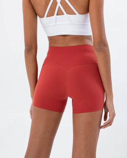 TRY TO BN Women High Waisted Gym Shorts Butt Lifting Breathable Biker Shorts Fitness Running Yoga Workout Cycling Sports Shorts