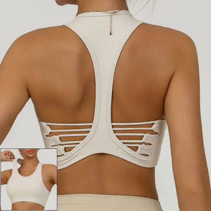 Cloud Hide Girls Sexy Back Sports Bra Gym Fitness Underwear for Women Yoga Crop Top Running Vest Workout Gym Shirt Sportswear
