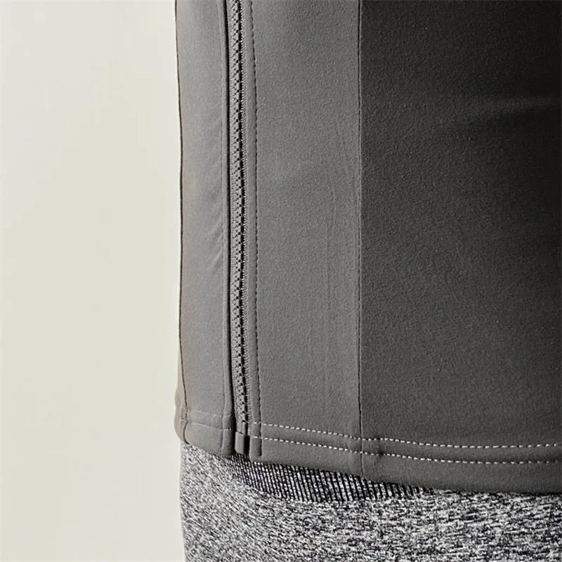 Cloud Hide SEXY Zipper Sports Jacket for Women Long Sleeve Black Yoga Shirt Gym Fitness Coat Running Autumn Winter Workout Top