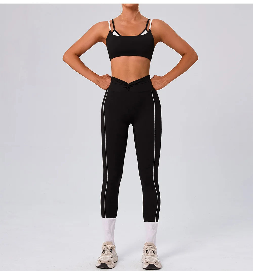 Yoga Bra Color Clashing Shockproof Sports Underwear Women Breathable Gym Fitness Top Female Yoga Workout Underwear Sports Top