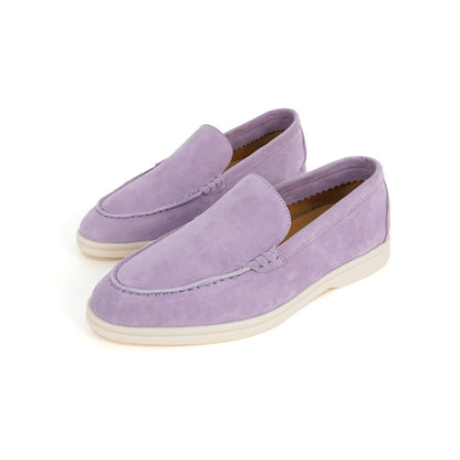 Luxury leather, designer women's loafers, women's flat walking shoes, women's comfortable casual shoes, summer shoes, casual 44