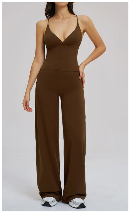 Women Sexy V Neck Yoga Bra Cross Back Strap Sports Underwear Shockproof Gym Workout Vest Female Solid Sports Fitness Underwear