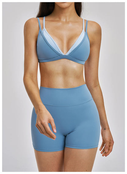 Women Sexy Sports Bra Shockproof Workout Underwear Yoga Bra Gym Push Up Lingerie Female Yoga Fitness Crop Top Sports Underwear