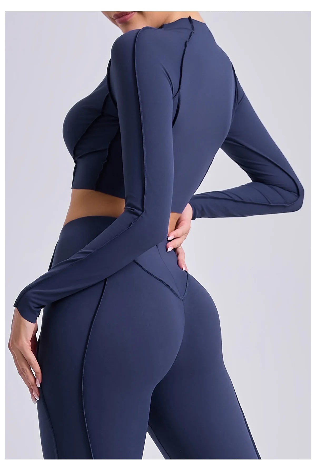 Long Sleeve Gym Shirts Sport Top Fitness Yoga Clothes for Women Active Wear Sports Shirt Elastic Fitness Yoga Running Shirts