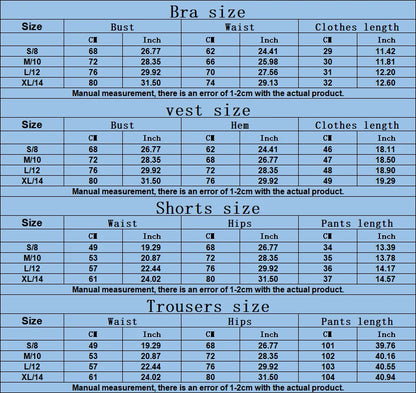 2 Pieces Gym Set Women's Sportswear Sports Bra Top High-waisted Long Pants Tracksuits Suitable For Outdoor Sports Workout Suit