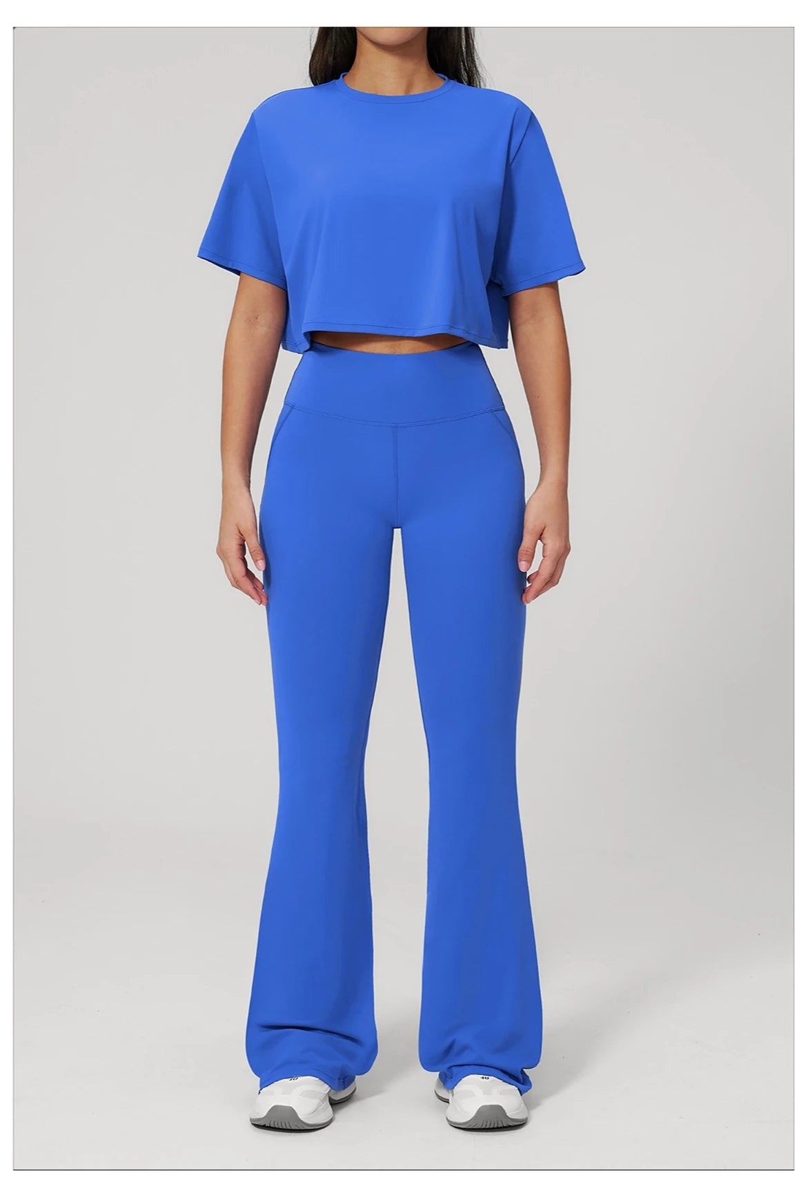 Custom LOGO women's yoga clothes, short sleeves, tight quick-drying trousers, fitness clothes, high-intensity sports suits