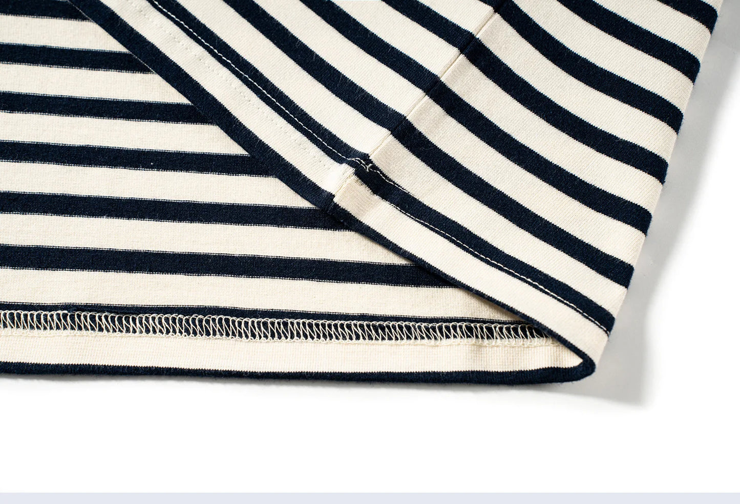 Summer new pure cotton T-shirt men's American retro contrasting shirt versatile couple short sleeved T-shirt striped base shirt