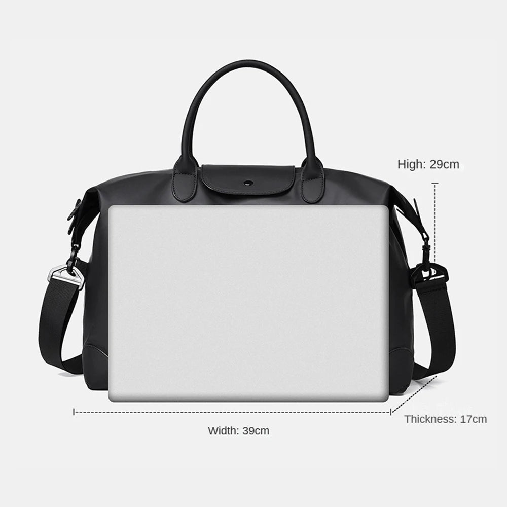 Customized Travel Bag Logo Luggage Bag Handheld Lightweight Men's Business Travel Storage Bag Yoga Fitness Bag Printed Name
