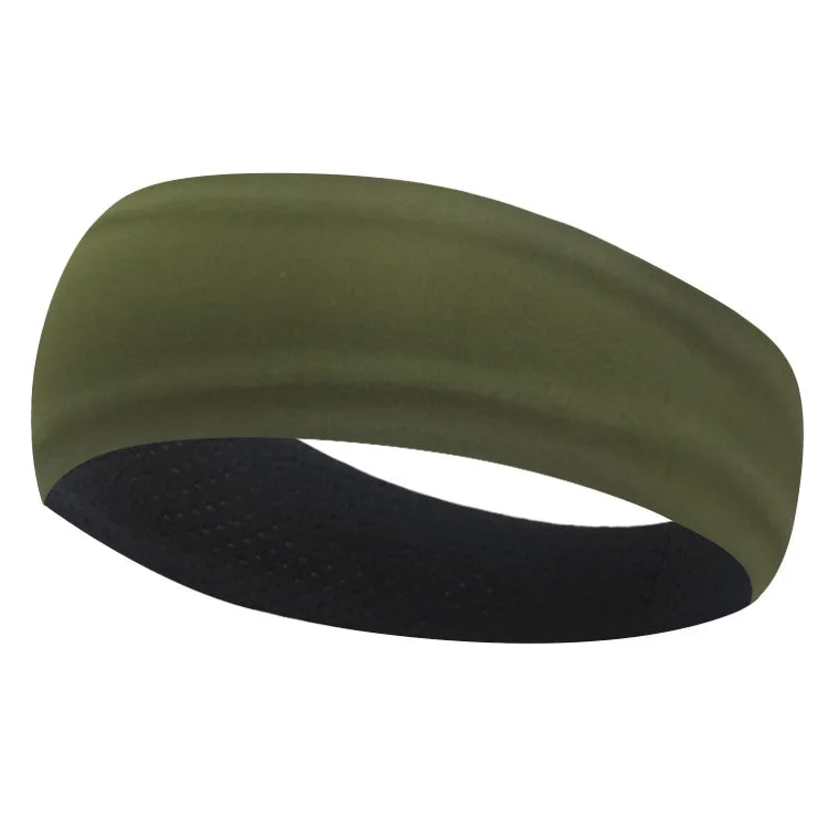 Custom Logo Sports Headband Double Breathable Anti-Perspirant Headband Yoga Running Fitness Elastic Perspirant Hood Kerchief