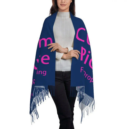 Custom Printed Your Design Here Scarf Men Women Winter Warm Scarves Custom Customize Logo Letter Print Shawls Wraps