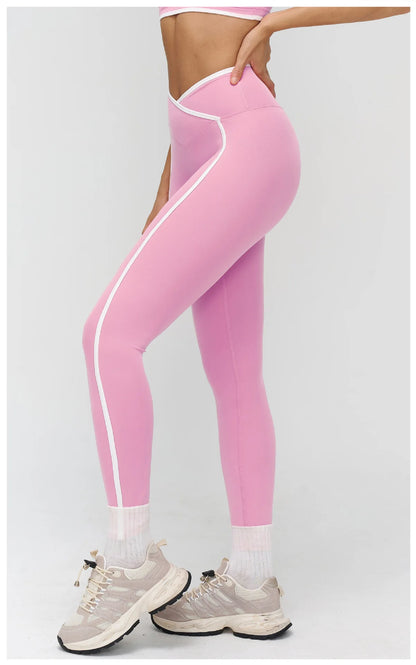 Women High Waist Workout Gym Leggings Yoga Trousers Breathable Sports Pants Female Running Cycling Tights Fitness Yoga Pants