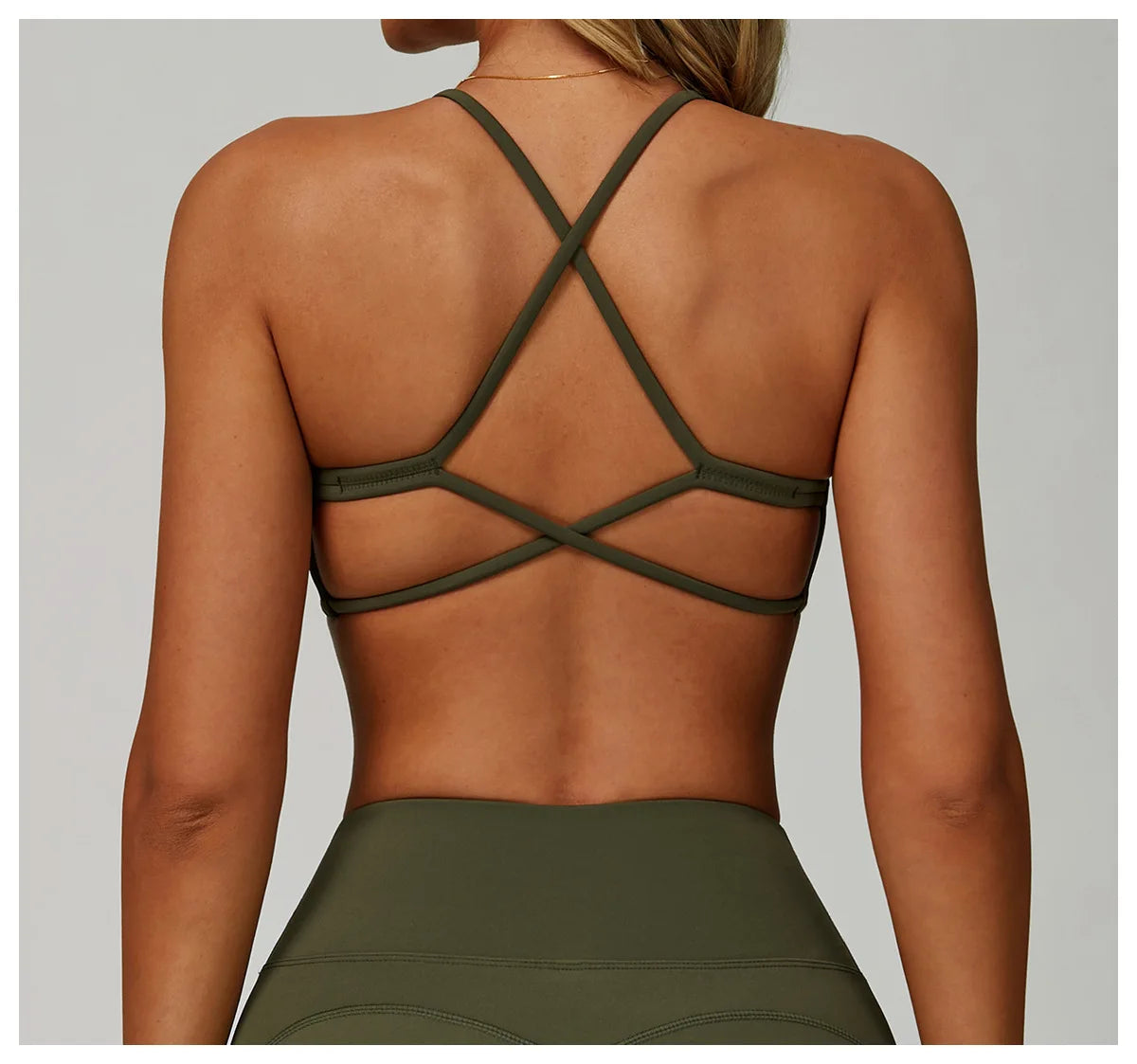 Women Cross Back Sports Underwear Breathable Yoga Bra Shockproof Fitness Top Gym Workout Underwear Female Sports Yoga Crop Top