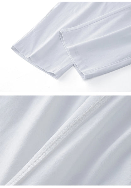 Men's 180G Combed Cotton Sport Pants Solid Color Straight Sweatpants Comfortable Casual Spring Autumn Homewear Men's pants