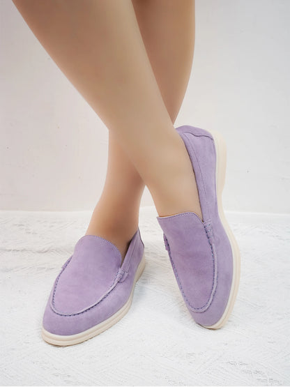 Luxury leather, designer women's loafers, women's flat walking shoes, women's comfortable casual shoes, summer shoes, casual 44