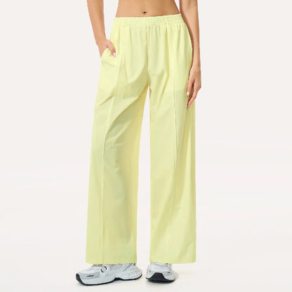 Sun Protection High Waist Wide Leg Yoga Pants Fitness Sports Bell-bottoms Push Up Gym Workout Flared Pants Female Cycling Pants