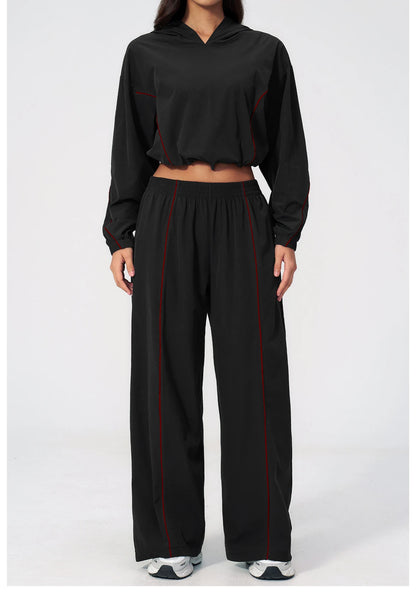 Yoga Set For Women Tracksuit Summer Sun Protection Set Yoga Long Sleeved Running Set Outdoor Sportswear For Women Athletic Wear
