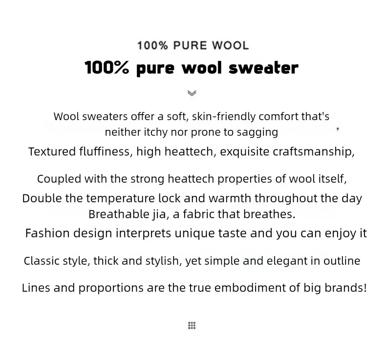 2025 Autumn Winter New Five Needle Thick 100% Merino Wool Sweater Men's Lapel Knit Cardigan Business Casual Warm Shirt Menswear