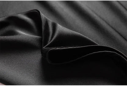 SuyaDream Silk Skirt for Woman 93%Silk 7%Spandex Solid A-line 2025 Spring Summer Chic Mid Skirts