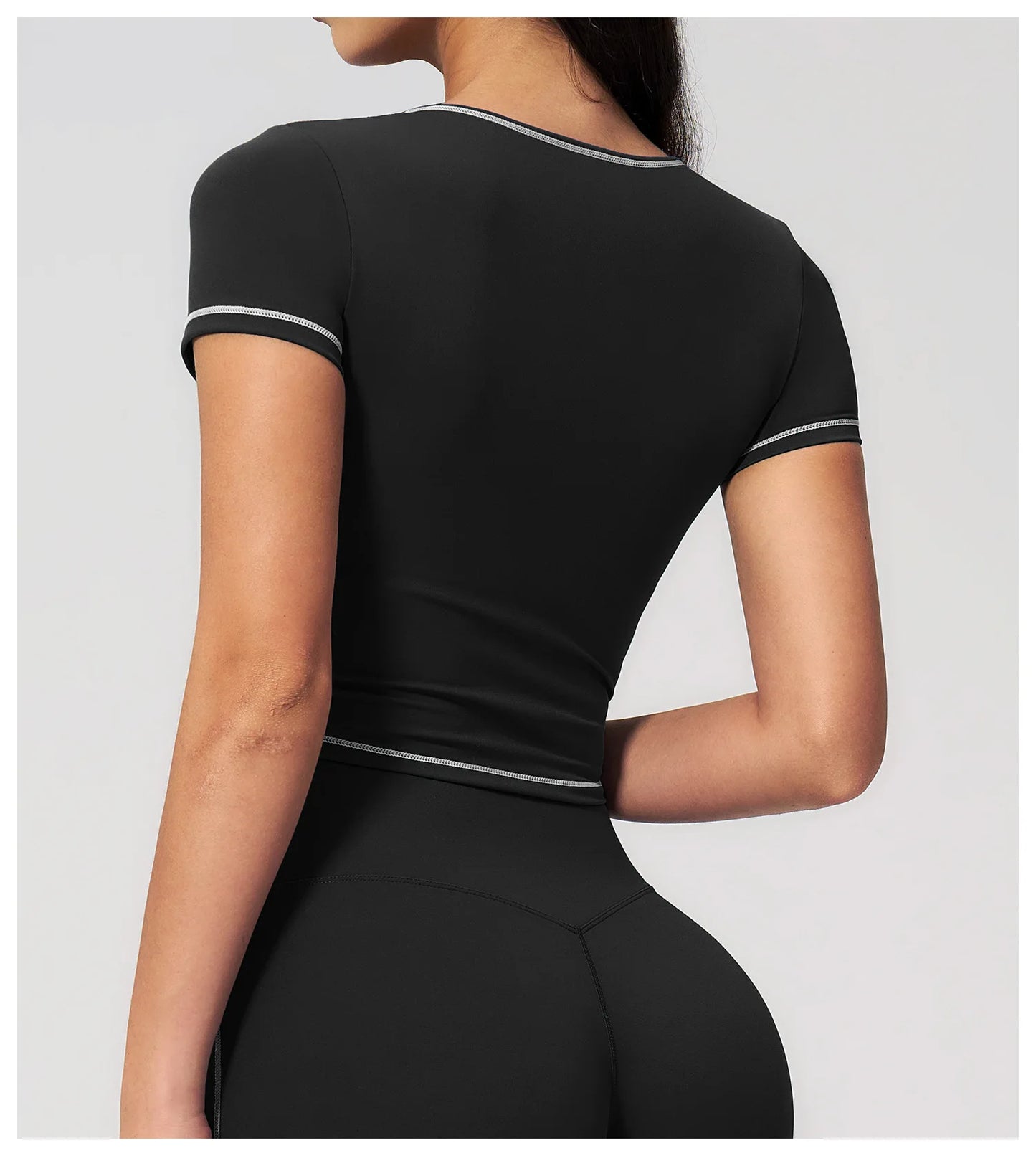 Yoga Shirts Women Sports T-Shirts Fitness Yoga Short Sleeve Gym Workout Top Running Active Shirts Female Push Up Sports T-shirts