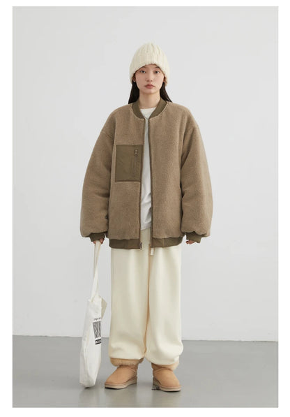 CHIC VEN Women's Pant Streetwear Solid Loose New Drawstring Sports Casual Trousers High Waisted Pants Autumn Winter 2025