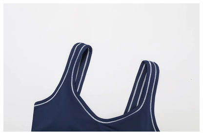 Color Contrast Yoga Bra Women Breathable Gym Fitness Bra Shockproof Sports Underwear Female Workout Bra Push Up Cycling Crop Top