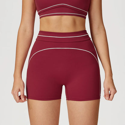 High Waist Yoga Shorts Women Breathable Sports Fitness Shorts Running Shorts Cycling Shorts Female Workout Gym Sports Shorts