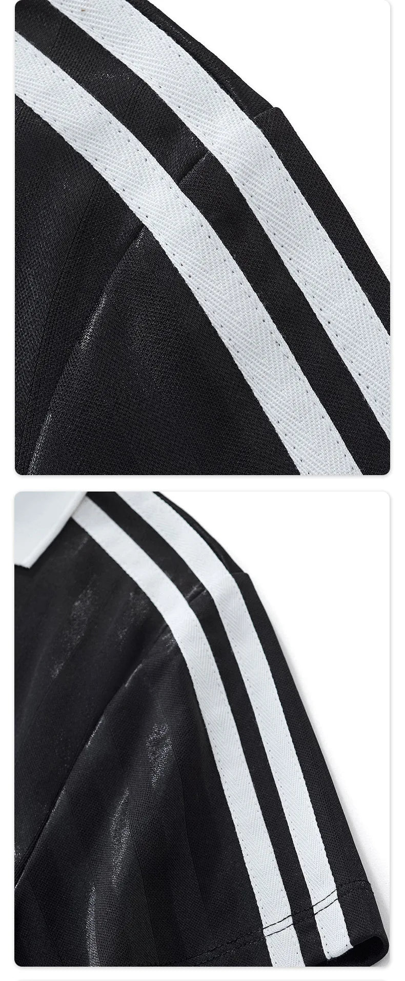 Customized LOGO Women's Spice Girls V-Neck Football Sports T-Shirt Patch Striped Casual Retro Short Sleeve Top