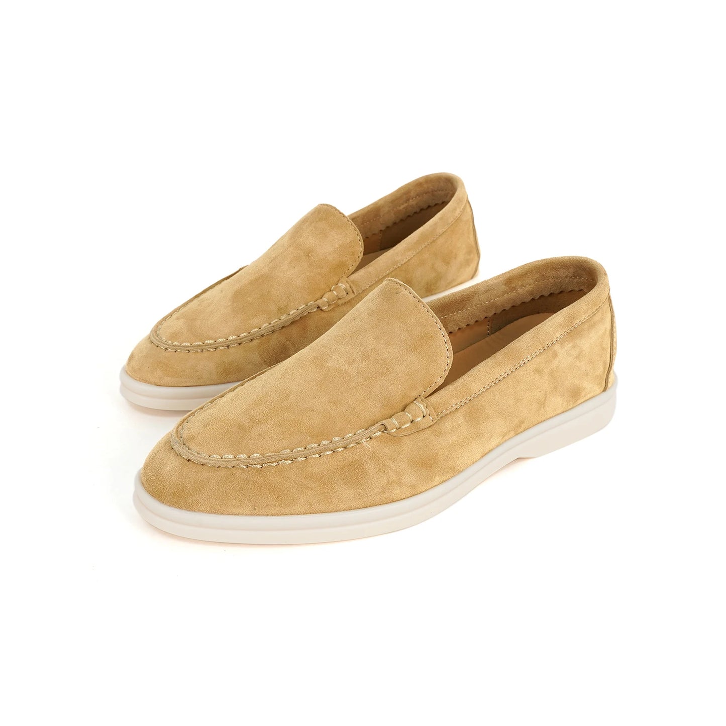 Luxury leather, designer women's loafers, women's flat walking shoes, women's comfortable casual shoes, summer shoes, casual 44