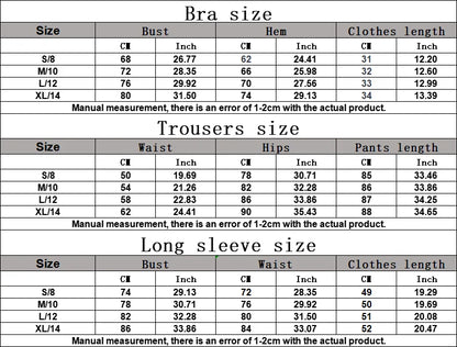 2/3PCS Yoga Suit Gym Fitness Set Women's Sports Running Workout Set Long Sleeve Sports Bra Female Athletic Wear Yoga Clothing