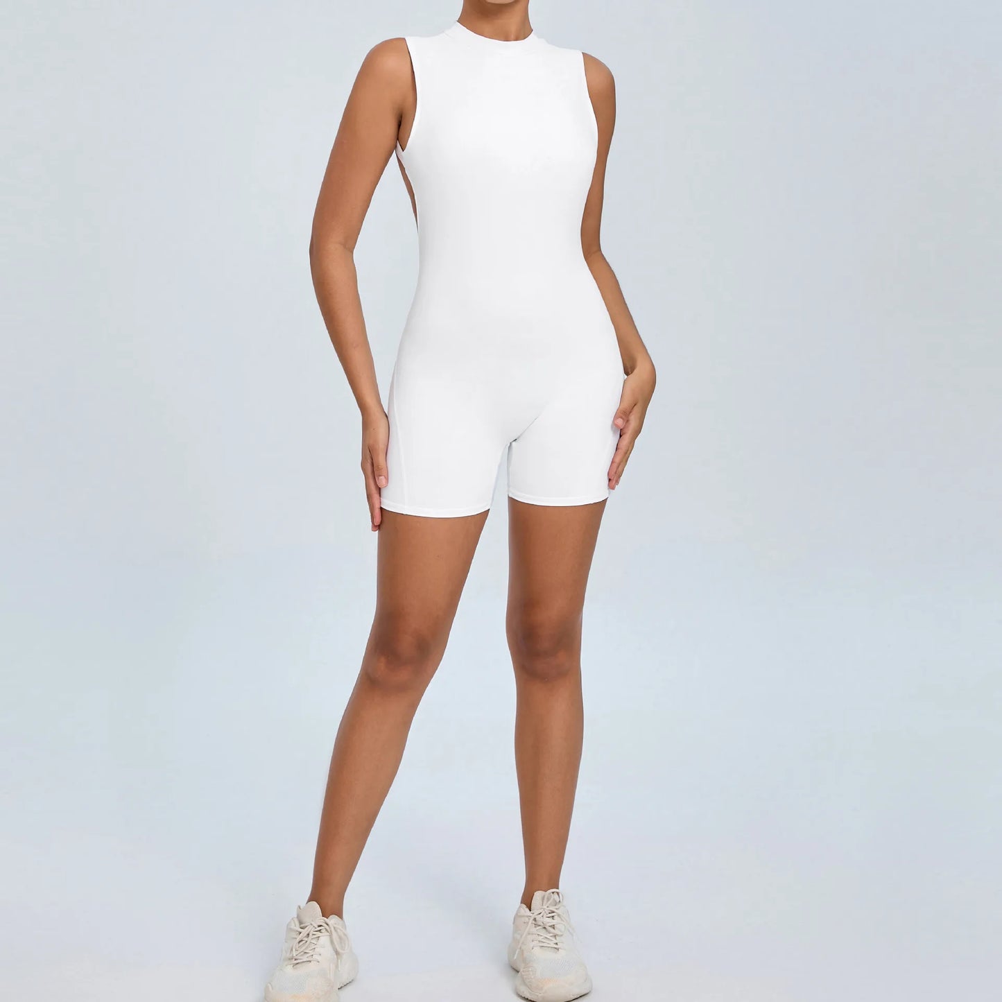 Gym Bodysuits Women Back Scrunch Sports Suit Women Gym Sexy Hoodies Sleeveless Sportswear Body Women  Whole Suit Yoga Clothing